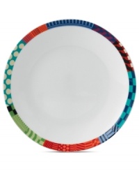 Make your table a masterpiece. Royal Doulton's Paolozzi bread and butter plate is trimmed with vibrant graphic designs inspired by the work of Sir Eduardo Paolozzi, a pivotal figure in pop art history. Make your table a masterpiece. Royal Doulton's Paolozzi bread and butter plate is trimmed with vibrant graphic designs inspired by the work of Sir Eduardo Paolozzi, a pivotal figure in pop art history.
