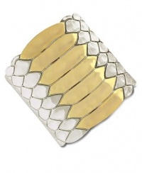 Vince Camuto Two Tone Snake Texture Cuff Bracelet Vince Camuto Two Tone Snake Texture Cuff Bracelet