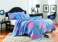Steve Madden Riley Quilt, Twin, Blue Steve Madden Riley Quilt, Twin, Blue