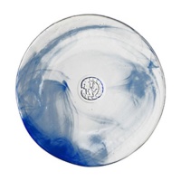 Kosta Boda Mine, Plate Blue Kosta Boda Mine, Plate Blue