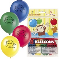 Curious George 12 Latex Balloons (8 count) Curious George 12 Latex Balloons (8 count)
