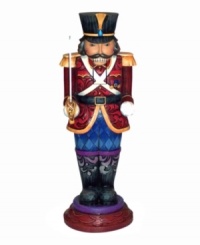 Richly detailed and brilliantly painted, Jim Shore's Nutcracker Solider figurine will become a part of your holiday tradition. It also makes a great gift for collectors who love ballet. Richly detailed and brilliantly painted, Jim Shore's Nutcracker Solider figurine will become a part of your holiday tradition. It also makes a great gift for collectors who love ballet.