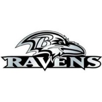 Baltimore Ravens Silver Car Emblem Baltimore Ravens Silver Car Emblem