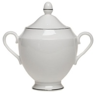 Wedgwood Signet Bone China Platinum Sugar Bowl Wedgwood Signet Bone China Platinum Sugar Bowl