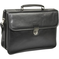 Samsonite Business Cases Leather Flapover Portfolio - Black Samsonite Business Cases Leather Flapover Portfolio - Black
