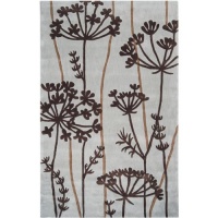 Surya Cosmopolitan 5-Feet by 8-Feet Hand Tufted Rug, Grey Surya Cosmopolitan 5-Feet by 8-Feet Hand Tufted Rug, Grey