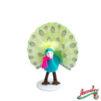 6 Winter Whimsy Peacock by Annalee 6 Winter Whimsy Peacock by Annalee