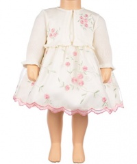Princess Faith Dainty Daisies Dress with Sweater (Sizes 0M - 9M) - ivory, 6 - 9 months Princess Faith Dainty Daisies Dress with Sweater (Sizes 0M - 9M) - ivory, 6 - 9 months