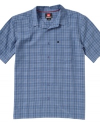 Get your weekend style all set with this plaid shirt from Quiksilver. Get your weekend style all set with this plaid shirt from Quiksilver.