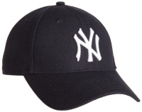 MLB New York Yankees Pinch Hitter Wool Replica Adjustable Cap, Black MLB New York Yankees Pinch Hitter Wool Replica Adjustable Cap, Black