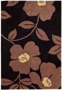 Nourison Citi Limits Black Floral 3.6-Feet by 5.6-Feet Polyacrylic Area Rug Nourison Citi Limits Black Floral 3.6-Feet by 5.6-Feet Polyacrylic Area Rug