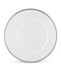 A Lenox classic, the Federal Platinum buffet platter adds a luxurious note to your table in exquisite white bone china with platinum trim. Coordinating Debut Platinum crystal stemware adds the finishing flourish. A Lenox classic, the Federal Platinum buffet platter adds a luxurious note to your table in exquisite white bone china with platinum trim. Coordinating Debut Platinum crystal stemware adds the finishing flourish.