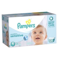 Pampers Swaddlers Sensitive Diapers Size 4 Economy Pack Plus 128 Count Pampers Swaddlers Sensitive Diapers Size 4 Economy Pack Plus 128 Count