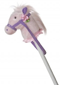 Aurora Plush 37 Pink Fantasy Stick Pony with Sound Aurora Plush 37 Pink Fantasy Stick Pony with Sound
