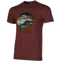 Quiksilver Takin' A Ride Slim Fit T-Shirt - Wine Heather Quiksilver Takin' A Ride Slim Fit T-Shirt - Wine Heather