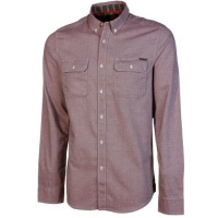 Quiksilver Dorm Duty Long Sleeve Button-Down Shirt - Cabernet Quiksilver Dorm Duty Long Sleeve Button-Down Shirt - Cabernet