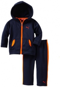 Puma - Kids Baby-boys Infant Pieced Fleece Set, Navy, 12 Months Puma - Kids Baby-boys Infant Pieced Fleece Set, Navy, 12 Months