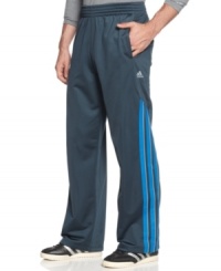 On or off the court, these pants from adidas have CLIMALITE technology to keep you comfortable so you can focus on your performance. On or off the court, these pants from adidas have CLIMALITE technology to keep you comfortable so you can focus on your performance.