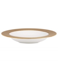 Make any occasion memorable with Gold Dust dinnerware. Combining the urbane style of Donna Karan with the renowned craftsmanship of Lenox, this timeless bone china soup bowl radiates luxury with a wide band of matte-textured gold. Make any occasion memorable with Gold Dust dinnerware. Combining the urbane style of Donna Karan with the renowned craftsmanship of Lenox, this timeless bone china soup bowl radiates luxury with a wide band of matte-textured gold.