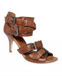 Urban-chic sandals with a boho vibe! Strappy buckles provide style in a cinch on the Rubyann sandals by Boutique 9. Urban-chic sandals with a boho vibe! Strappy buckles provide style in a cinch on the Rubyann sandals by Boutique 9.