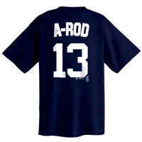 Alex Rodriguez New York Yankees Name and Number T-Shirt, Athletic Navy Alex Rodriguez New York Yankees Name and Number T-Shirt, Athletic Navy