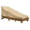 Classic Accessories Veranda Patio Chaise Cover in Pebble, Bark and Earth, Fits Chaise up to 66 Inches Long