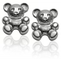 Sterling Silver Children's Teddy Bear Earrings Sterling Silver Children's Teddy Bear Earrings