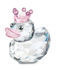 Crowned Princess of the Happy Ducks flock, this Swarovski crystal figurine charms everyone with her sparkling personality. Crowned Princess of the Happy Ducks flock, this Swarovski crystal figurine charms everyone with her sparkling personality.
