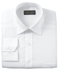 Crafted in comfortable iron-free cotton twill, this sophisticated Donald Trump dress shirt adds plenty of versatility to your tailored wardrobe. Crafted in comfortable iron-free cotton twill, this sophisticated Donald Trump dress shirt adds plenty of versatility to your tailored wardrobe.