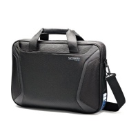 Samsonite Luggage Vizair Slim Brief, Black/Electric Blue, 16 Inch Samsonite Luggage Vizair Slim Brief, Black/Electric Blue, 16 Inch