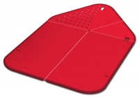 Joseph Joseph Rinse and chop Chopping Board and Colander, Red Joseph Joseph Rinse and chop Chopping Board and Colander, Red