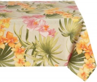 Tommy Bahama African Orchid 60 by 120, Oblong, Linen