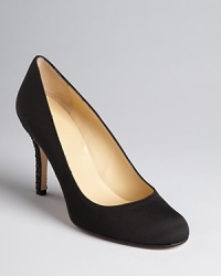 A grosgrain upper is teamed with a glitter-covered heel for a sparkling finish. From kate spade new york. A grosgrain upper is teamed with a glitter-covered heel for a sparkling finish. From kate spade new york.