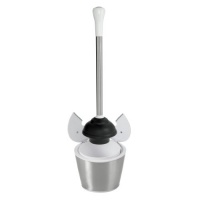 OXO Good Grips Stainless Steel Toilet Plunger and Canister OXO Good Grips Stainless Steel Toilet Plunger and Canister