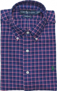 Polo Ralph Lauren Mens Classic-Fit Twill Plaid Button-Down Shirt Polo Ralph Lauren Mens Classic-Fit Twill Plaid Button-Down Shirt