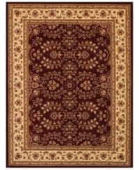 An antique Persian-inspired design is recreated here in this intricately designed, ultra-soft Tolya area rug from Couristan. Cross-woven on Wilton looms, this high-quality construction offers deeper colors and subtle shading to achieve that old-world look. An antique Persian-inspired design is recreated here in this intricately designed, ultra-soft Tolya area rug from Couristan. Cross-woven on Wilton looms, this high-quality construction offers deeper colors and subtle shading to achieve that old-world look.