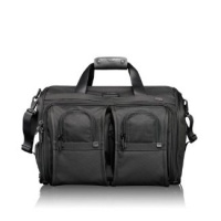 Tumi Luggage Alpha Deluxe Carry-on Satchel, Black, Medium Tumi Luggage Alpha Deluxe Carry-on Satchel, Black, Medium