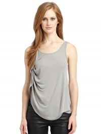 THE LOOKAsymmetric cascading ruffle detailPullover styleTHE FITAbout 26 from shoulder to hemTHE MATERIALViscoseCARE & ORIGINDry cleanImportedModel shown is 5'9 (175cm) wearing US size Small. THE LOOKAsymmetric cascading ruffle detailPullover styleTHE FITAbout 26 from shoulder to hemTHE MATERIALViscoseCARE & ORIGINDry cleanImportedModel shown is 5'9 (175cm) wearing US size Small.