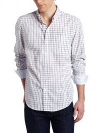Calvin Klein Jeans Men's Grid Check Long Sleeve Lean Shirt Calvin Klein Jeans Men's Grid Check Long Sleeve Lean Shirt