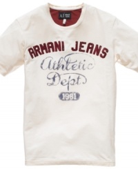 Sport the logo of your favorite team: Armani style. Sport the logo of your favorite team: Armani style.