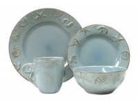 Thomson Pottery 16-pc. Cape Cod Set AQUA BLUE Thomson Pottery 16-pc. Cape Cod Set AQUA BLUE