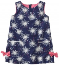 Lilly Pulitzer Girls 2-6X Classic Sparkle Shift Dress, Bright Navy Sparkle Glow, 2 Lilly Pulitzer Girls 2-6X Classic Sparkle Shift Dress, Bright Navy Sparkle Glow, 2