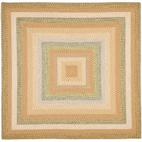 Safavieh Braided Collection BRD314A Multicolor Braided Cotton Square Area Rug, 6 Feet Square (6 Feet Square) Safavieh Braided Collection BRD314A Multicolor Braided Cotton Square Area Rug, 6 Feet Square (6 Feet Square)
