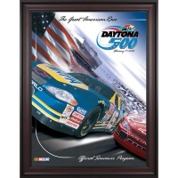 NASCAR Framed 36 x 48 Daytona 500 Program Print Race Year: 44th Annual - 2002 NASCAR Framed 36 x 48 Daytona 500 Program Print Race Year: 44th Annual - 2002