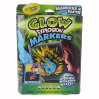 Crayola Glow Explosion Markers and Paper Crayola Glow Explosion Markers and Paper