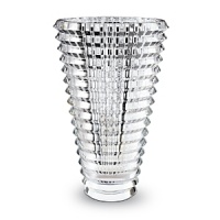 This best selling vase, designed by Nicolas Triboulot, cuts an imposing figure with dazzling geometric cut crystal. This best selling vase, designed by Nicolas Triboulot, cuts an imposing figure with dazzling geometric cut crystal.
