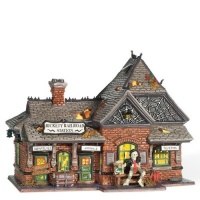 Department 56 Snow Village Halloween Rickety Railroad Station Department 56 Snow Village Halloween Rickety Railroad Station