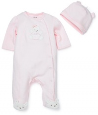 Little Me Bear Layette Pink, Newborn Little Me Bear Layette Pink, Newborn