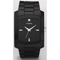 Fossil Quartz, Black Polyurethane Band Black Dial - Men's Watch FS4602 Fossil Quartz, Black Polyurethane Band Black Dial - Men's Watch FS4602