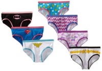 Handcraft Girls 2-6X Justice League Hipster Panty, Assorted, 8 Handcraft Girls 2-6X Justice League Hipster Panty, Assorted, 8
